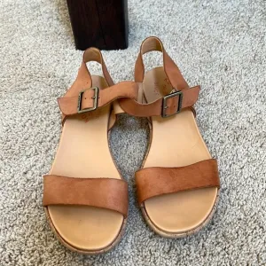 Kork ease 7M sandals with ankle strap .