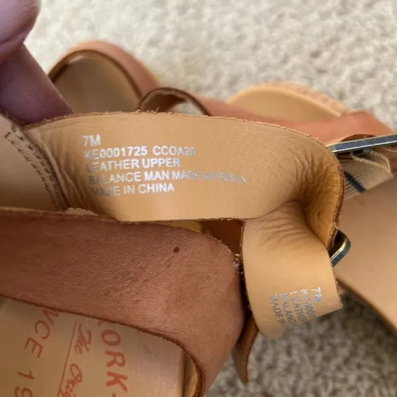 Kork ease 7M sandals with ankle strap .