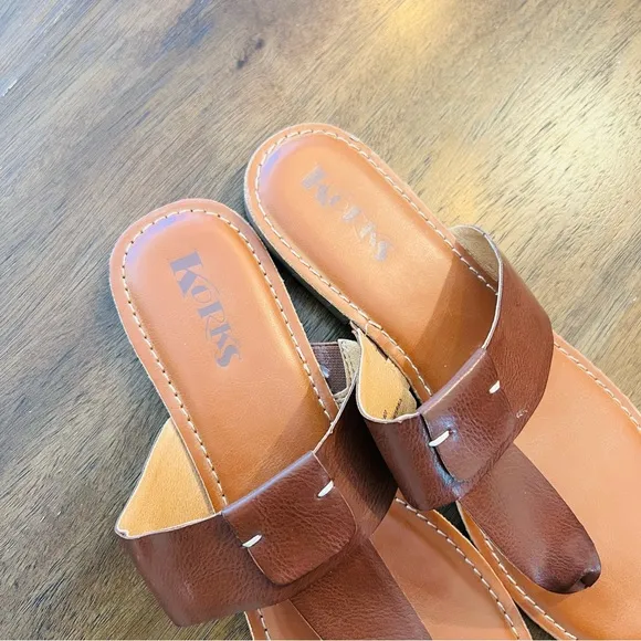 Korks By Kork-Ease Dawn Thong Flat Sandal size 11