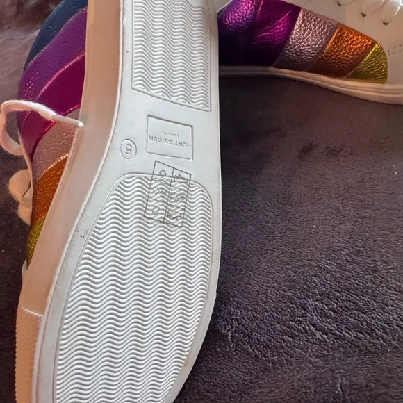 Kurt Geiger London Teal and Blue Sneakers, never worn great condition