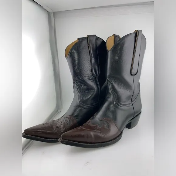 Ladies Old Gringo Diego Brown Two Toned Leather Western Boots 7 B​​​​​​​​