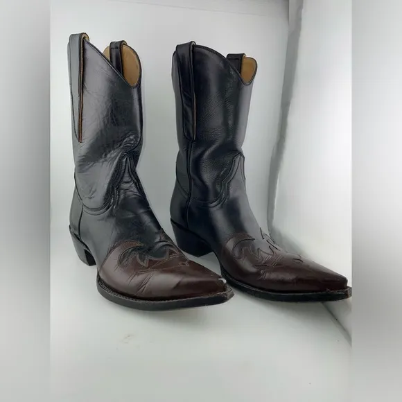Ladies Old Gringo Diego Brown Two Toned Leather Western Boots 7 B​​​​​​​​