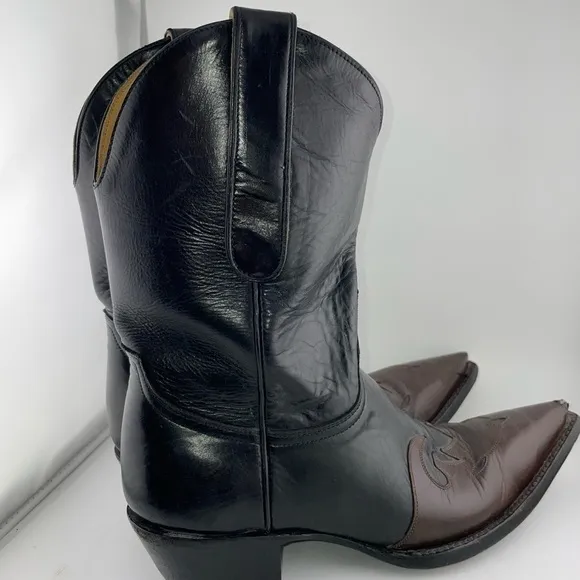 Ladies Old Gringo Diego Brown Two Toned Leather Western Boots 7 B​​​​​​​​