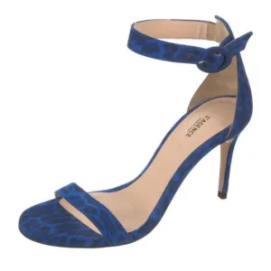 L’Agence Suede Heeled Sandals - Luxury brand