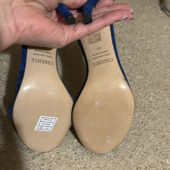 L’Agence Suede Heeled Sandals - Luxury brand