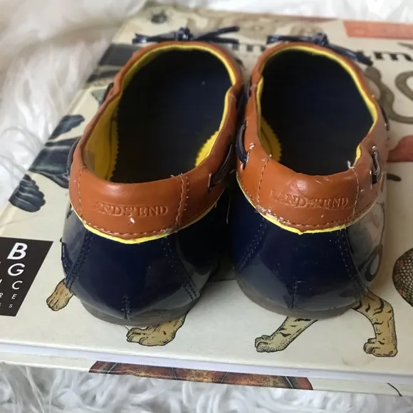Land’s End duck‎ boot ballet flats rain shoes