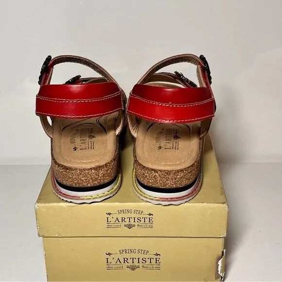 L'Artiste x Jane &amp; Coco Leather Sandals - Gabriola