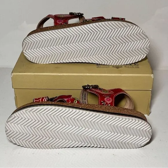 L'Artiste x Jane &amp; Coco Leather Sandals - Gabriola
