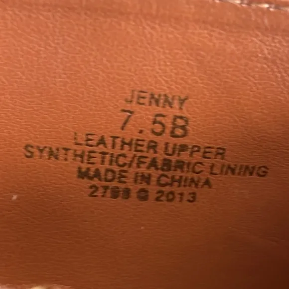 Lauren Ralph Lauren Jenny Tan Leather Tall Boots Size 7.5