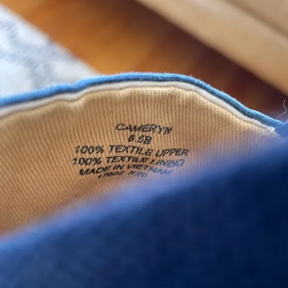 Lauren Ralph Lauren, Navy and White Striped Espadrilles
