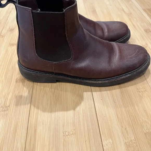 Leather fleece lined boots APC size 43