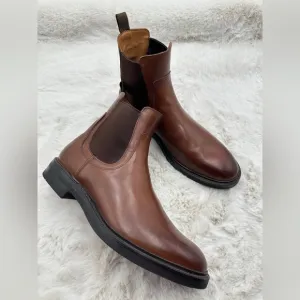 Like NEW Allen Edmonds Dawson Chelsea Boots Men’s 11D Brown leather