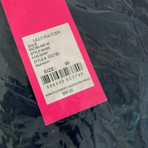 Lilly Pulitzer Faye Skort True Navy 00