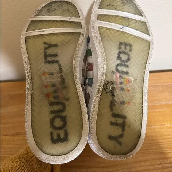 Limited Edition K-Swiss Classic LX x NOH8 Rainbow Mens LGBTQ Pride Sneakers Sz13