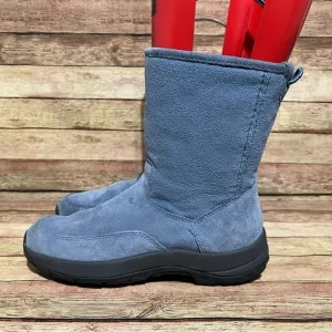 L.L. Bean Blue Fleece Winter Boots
