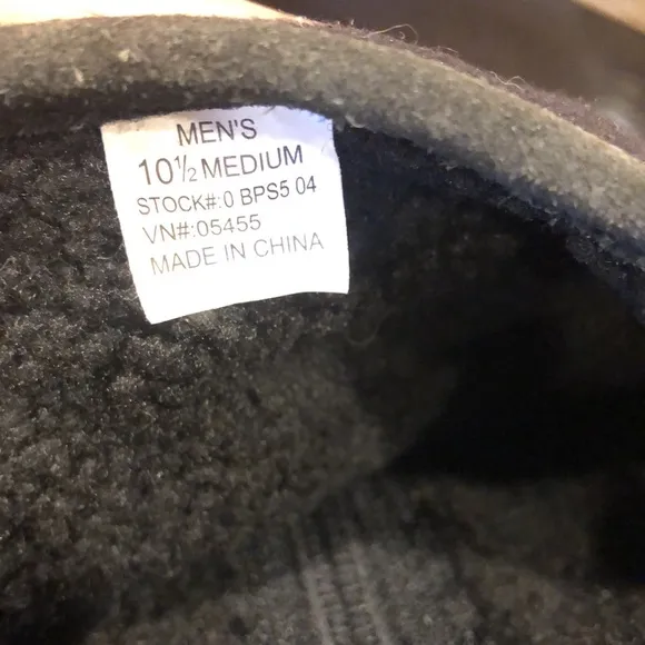 LL Bean suede‎ fleece lined mens winter boots size 10.5