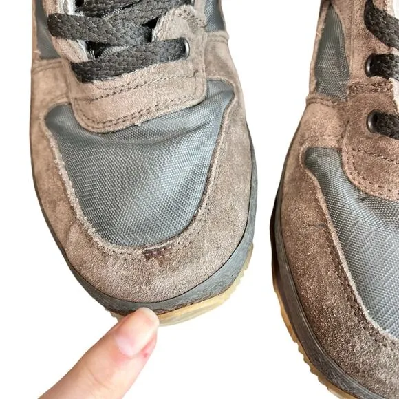 L.L. BEAN Thinsulate Hiking Boots Mens Sz 10 High Top Tan Brown Outdoors READ