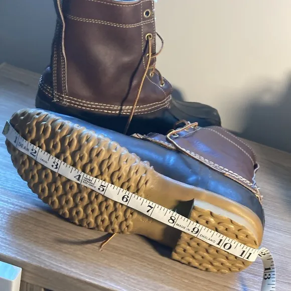 L.L.Bean Maine hunting boots chocolate brown 9