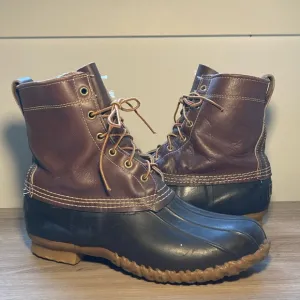 L.L.Bean Maine hunting boots chocolate brown 9