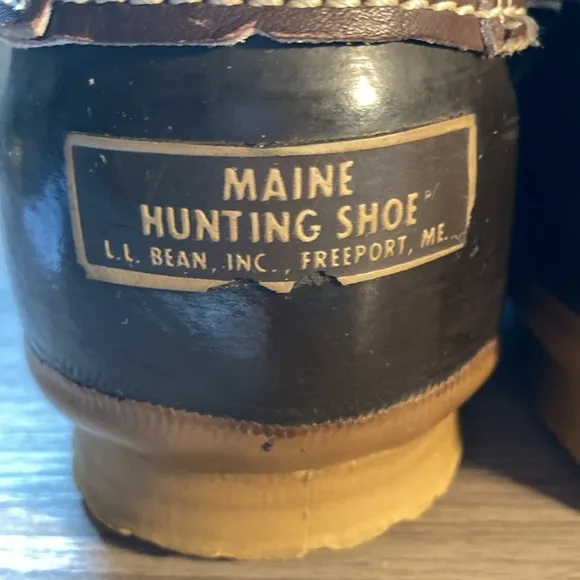 L.L.Bean Maine hunting boots chocolate brown 9