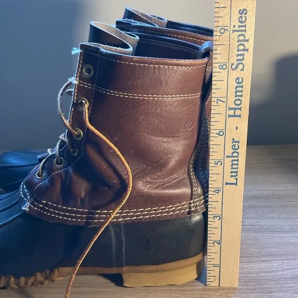 L.L.Bean Maine hunting boots chocolate brown 9