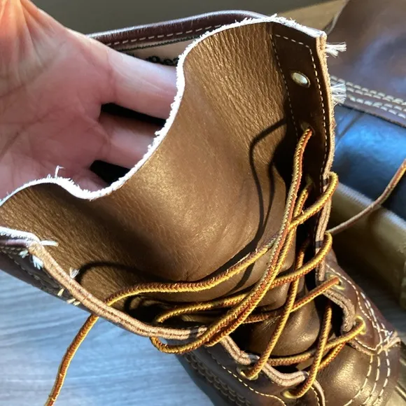 L.L.Bean Maine hunting boots chocolate brown 9