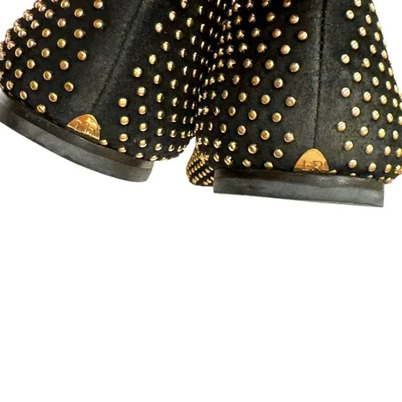 Loeffler Randall Braise Studded Gold Flats