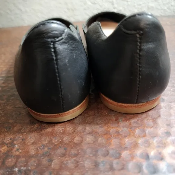 Loeffler Randall Milla Scallop Flat in Black