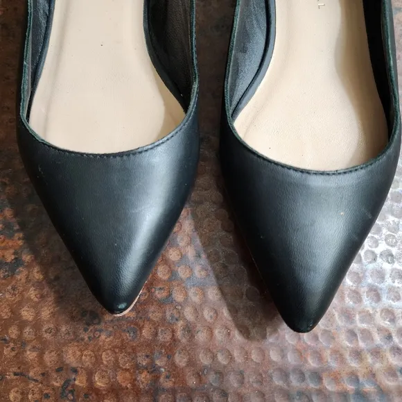 Loeffler Randall Milla Scallop Flat in Black