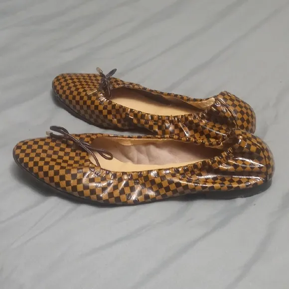 Louis Vuitton Brown Demere Ebene Flats