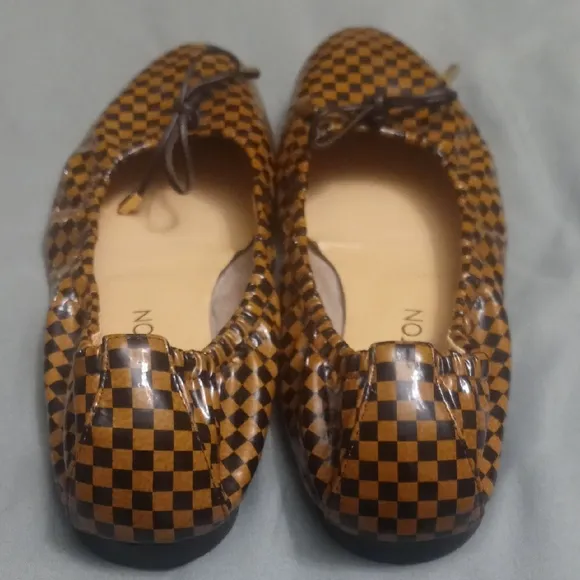 Louis Vuitton Brown Demere Ebene Flats