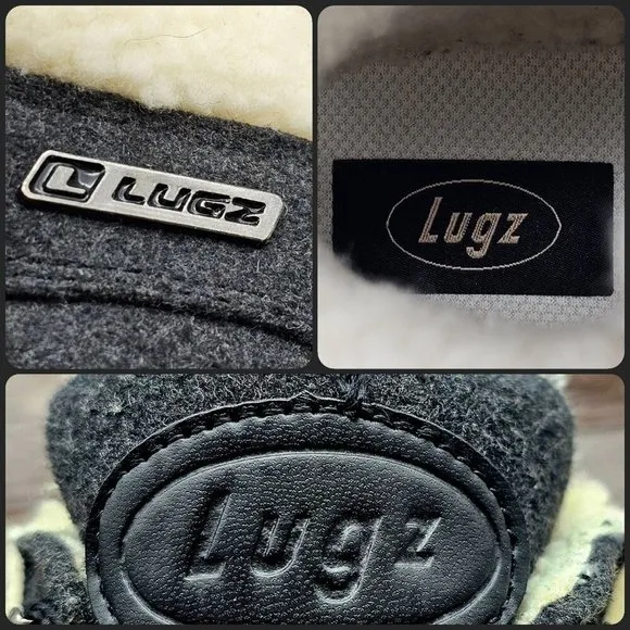 Lugz Grotto Fleece Fahion 6-inches Dark Grey Women's Boots Size 8