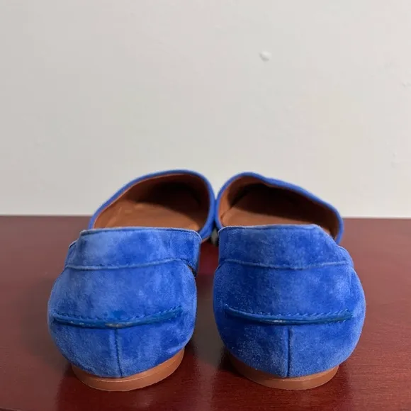 Madewell Blue Suede Flats Size 6.5