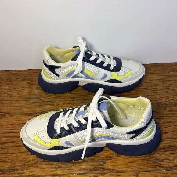 Maje W20 Urban Leather sneakers Size 41 EU Sz 11 US Chunky Trainers Retail $295