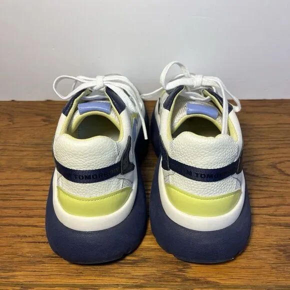 Maje W20 Urban Leather sneakers Size 41 EU Sz 11 US Chunky Trainers Retail $295