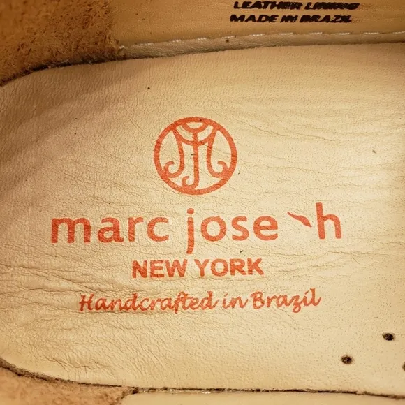 Marc Joseph | NIB Lexington Tan Nobuck Preppy Classic Leather Loafers Girl's 1.5