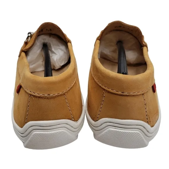 Marc Joseph | NIB Lexington Tan Nobuck Preppy Classic Leather Loafers Girl's 1.5
