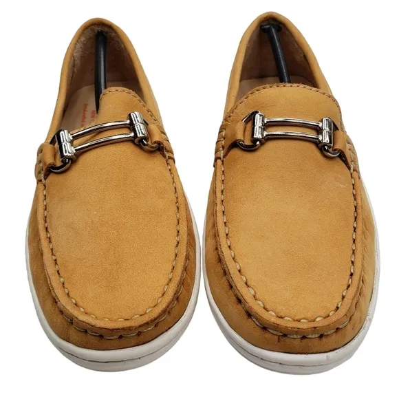 Marc Joseph | NIB Lexington Tan Nobuck Preppy Classic Leather Loafers Girl's 1