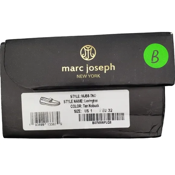 Marc Joseph | NIB Lexington Tan Nobuck Preppy Classic Leather Loafers Girl's 1