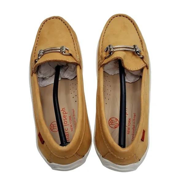 Marc Joseph | NIB Lexington Tan Nobuck Preppy Classic Leather Loafers Girl's 1