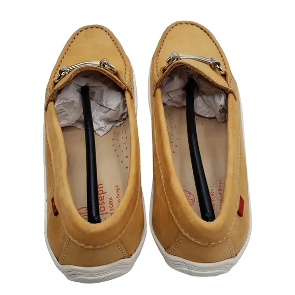 Marc Joseph | NIB Lexington Tan Nobuck Preppy Classic Leather Loafers Girl's 3.5