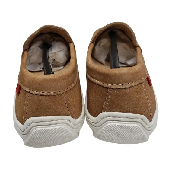 Marc Joseph | NIB Mott St Porcelain Nobuck Silver Grommet Loafers Girl's 13.5