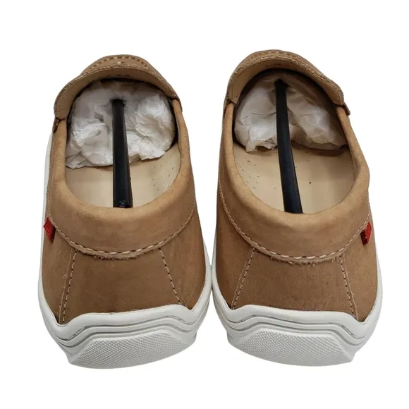 Marc Joseph | NIB Mott St Porcelain Nobuck Silver Grommet Loafers Girl's 5.5