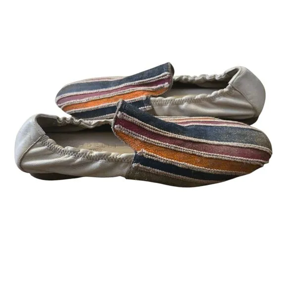 Marco Delli Size 39, US 8 Italy Taylor Flat Saddle Shoe Multicolored Luxury
