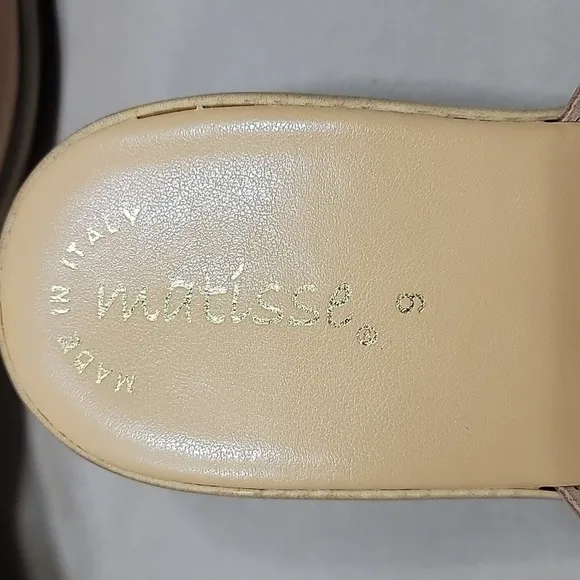 Matisse &quot;Lucy&quot; Cream Colored Wedge Sandals, Thong Toe, Size 9.  Like New!