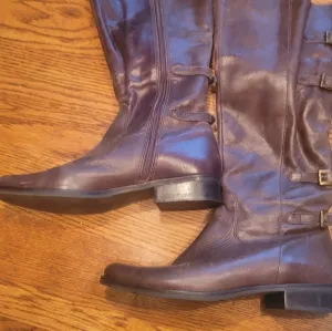Matisse Brown Distressed Genuine Leather Tall Shoes Boots Size 8