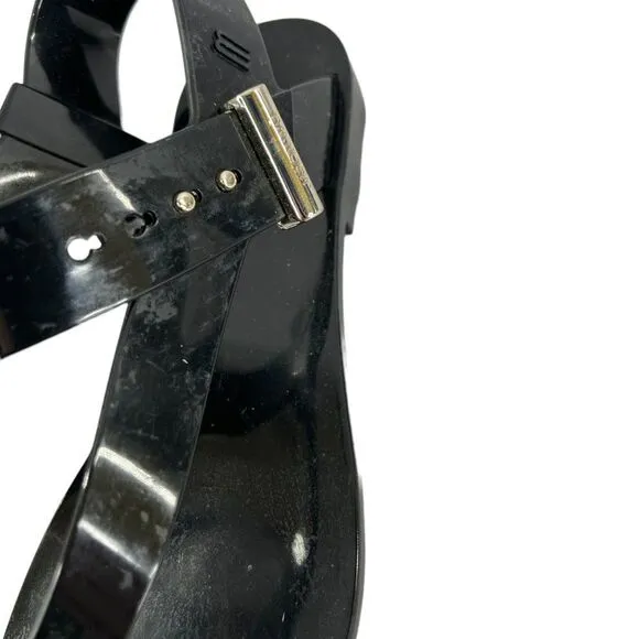 Melissa &amp; Jason Wu Black Charlotte Sandals Size 5