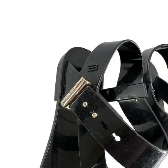 Melissa &amp; Jason Wu Black Charlotte Sandals Size 5