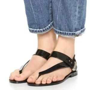 Melissa &amp; Jason Wu Black Charlotte Sandals Size 5