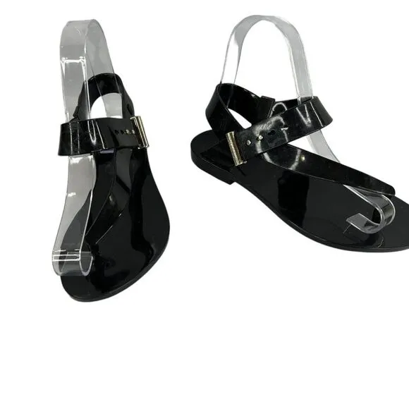 Melissa &amp; Jason Wu Black Charlotte Sandals Size 5
